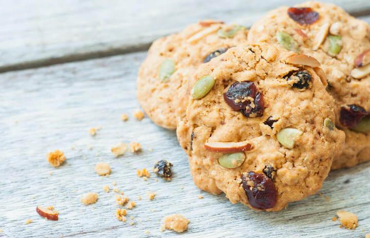 Fresh produce, fish and pasta.